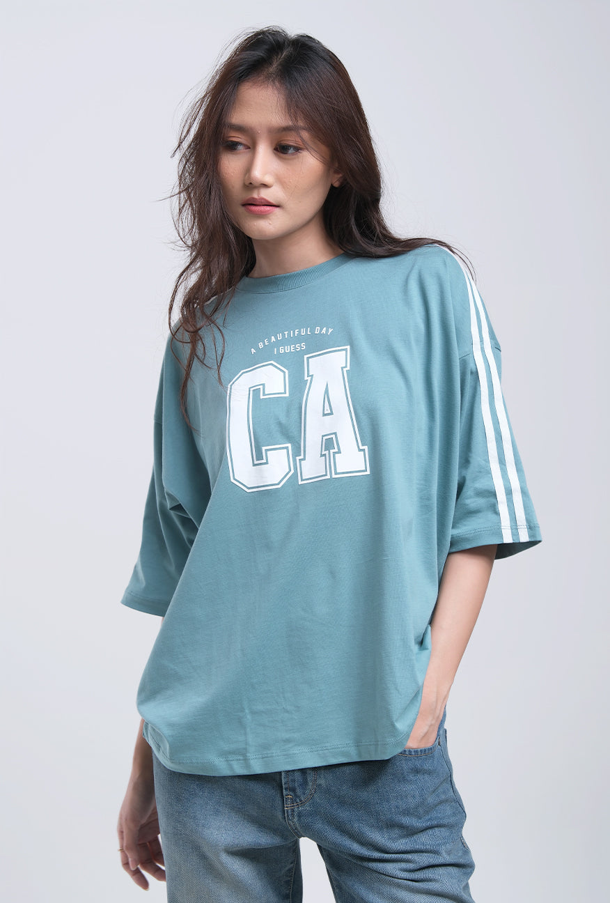 T-Shirt Lengan Pendek Nadlin Green