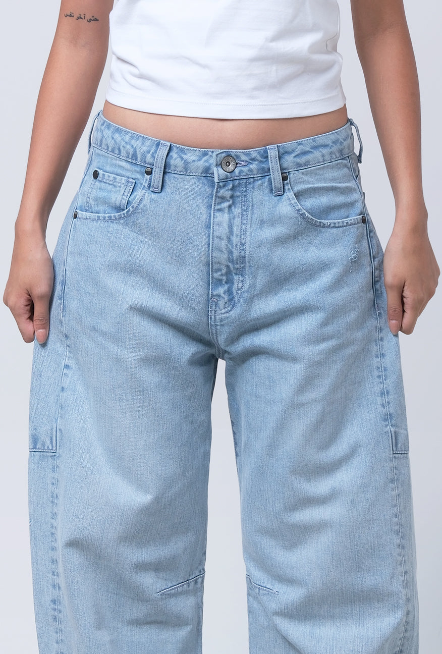 Jeans Barrel Sora Light Blue