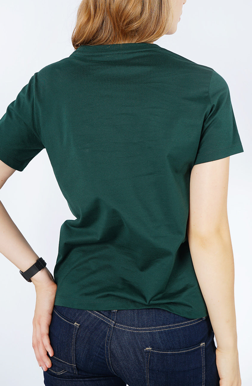 T-Shirt Lengan Pendek Humeera Dark Green