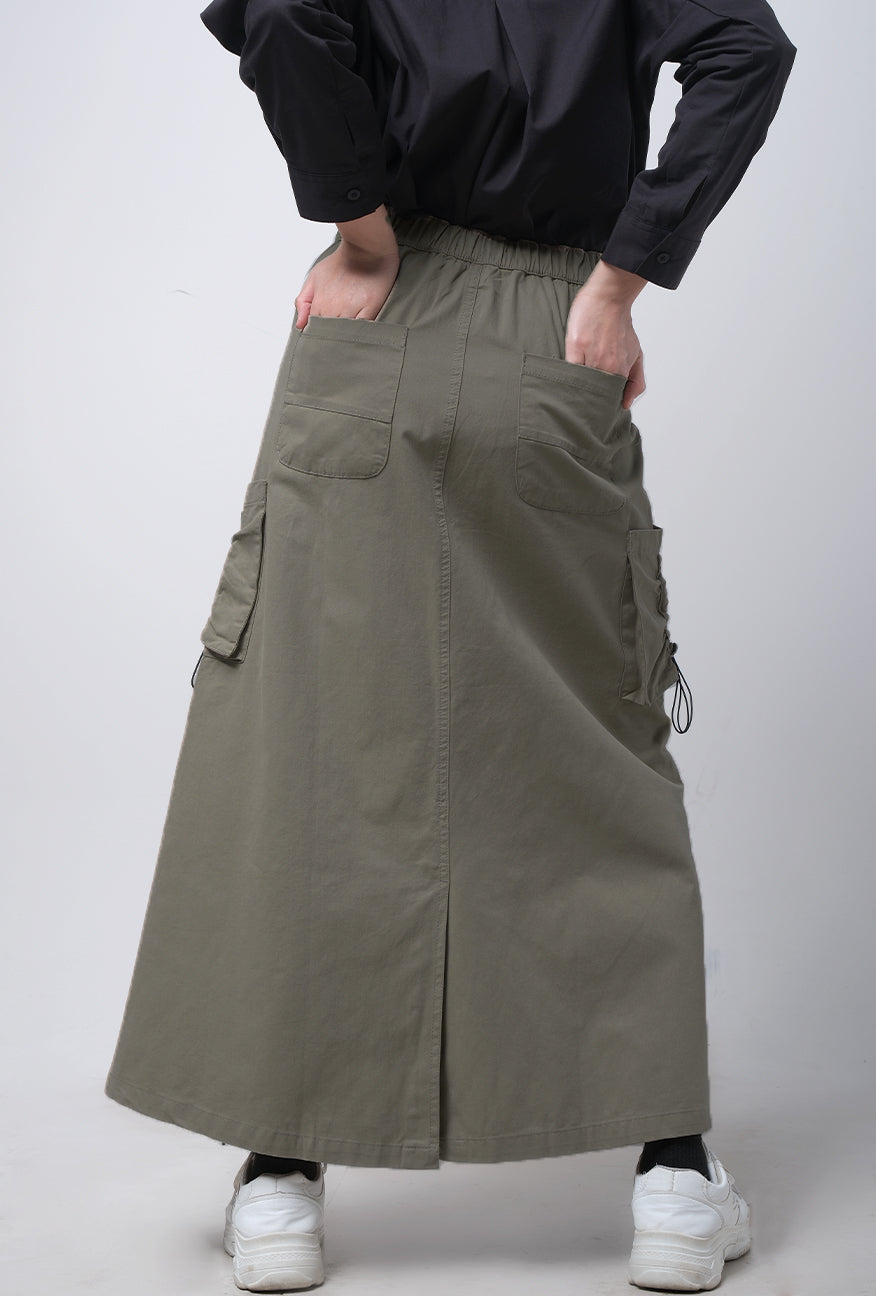 Rok Panjang Jolene Olive