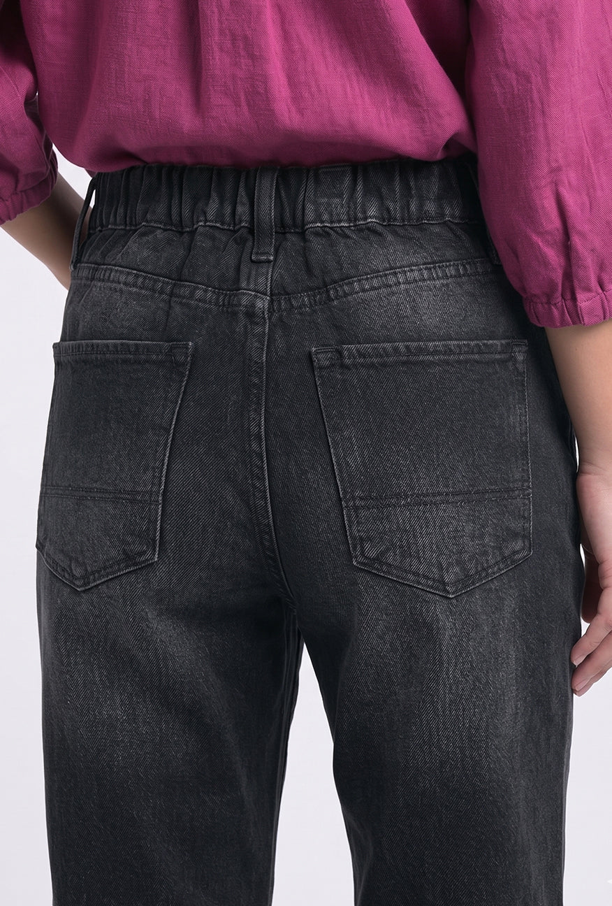 Jeans Straightcut L2 Series Dark Grey With Handmade