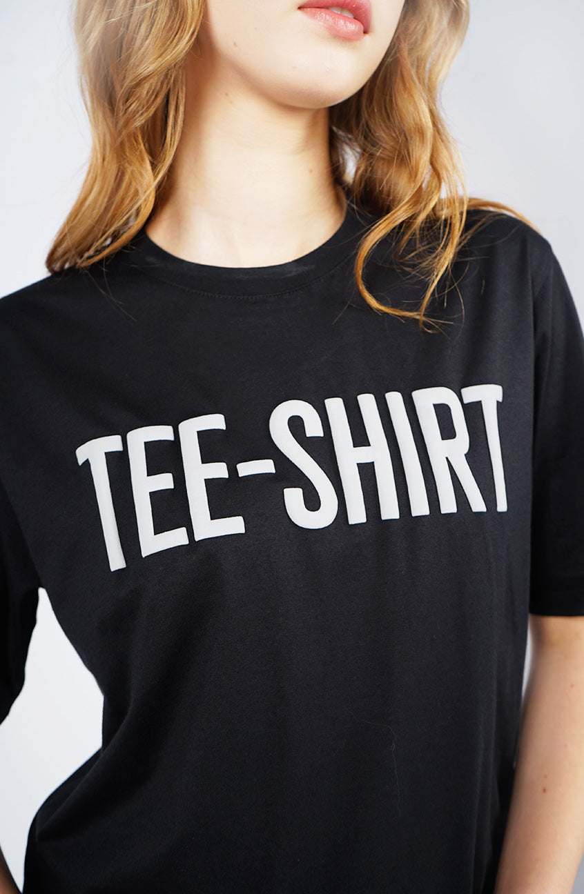 T-Shirt Regular Lengan Pendek Noemi Black