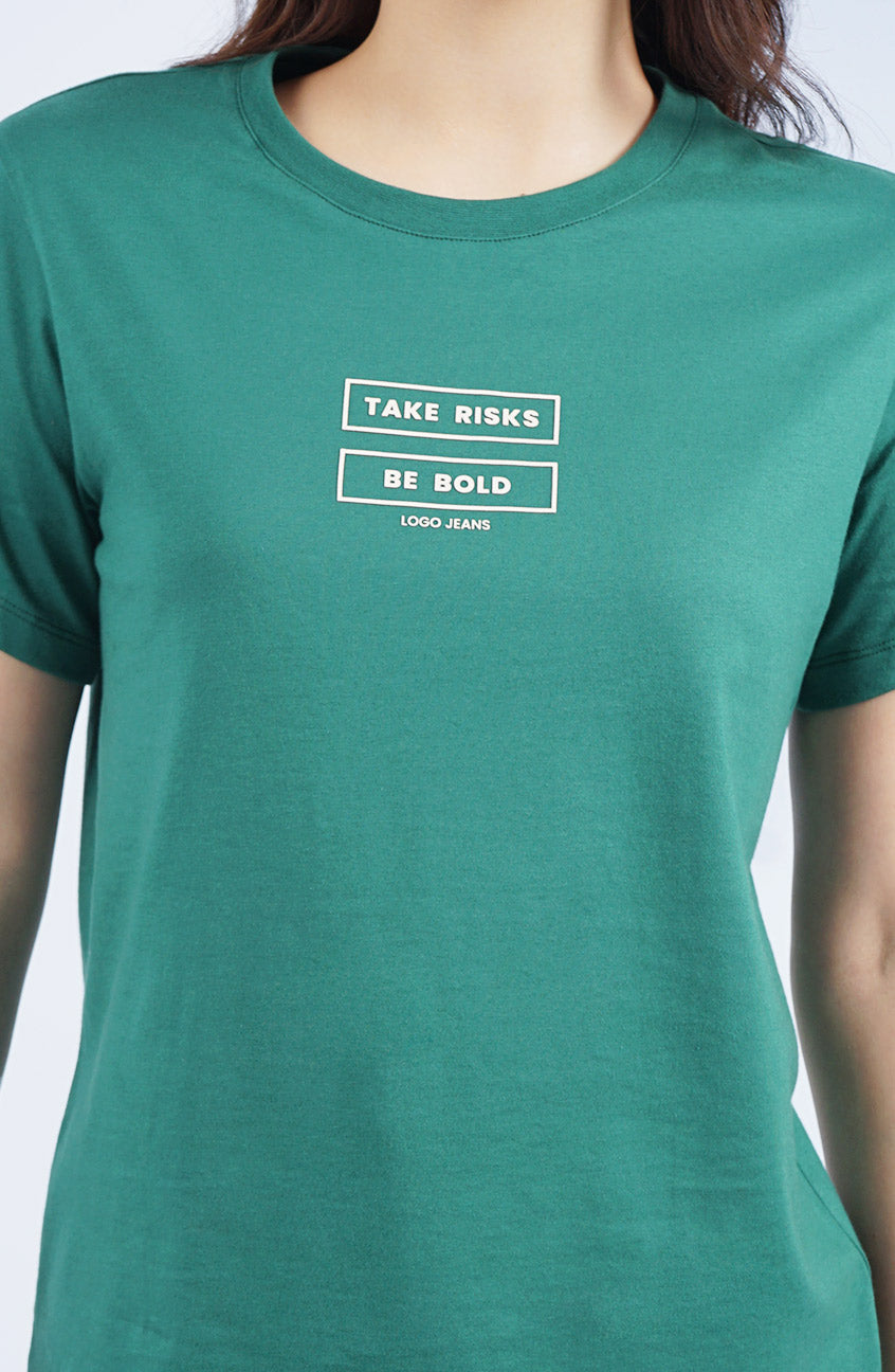 T-Shirt Lengan Pendek Andira Green