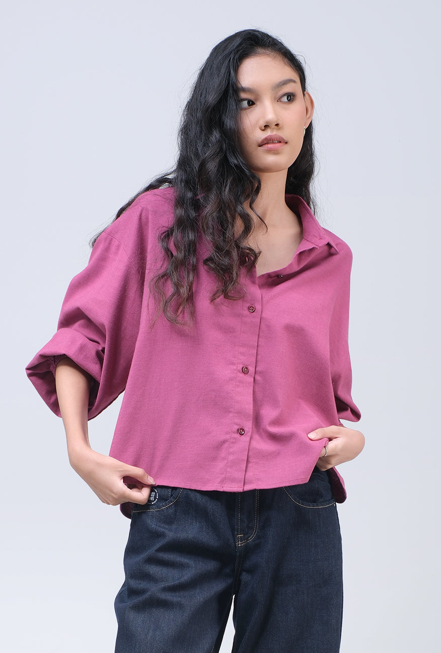 Kemeja Esther Purple