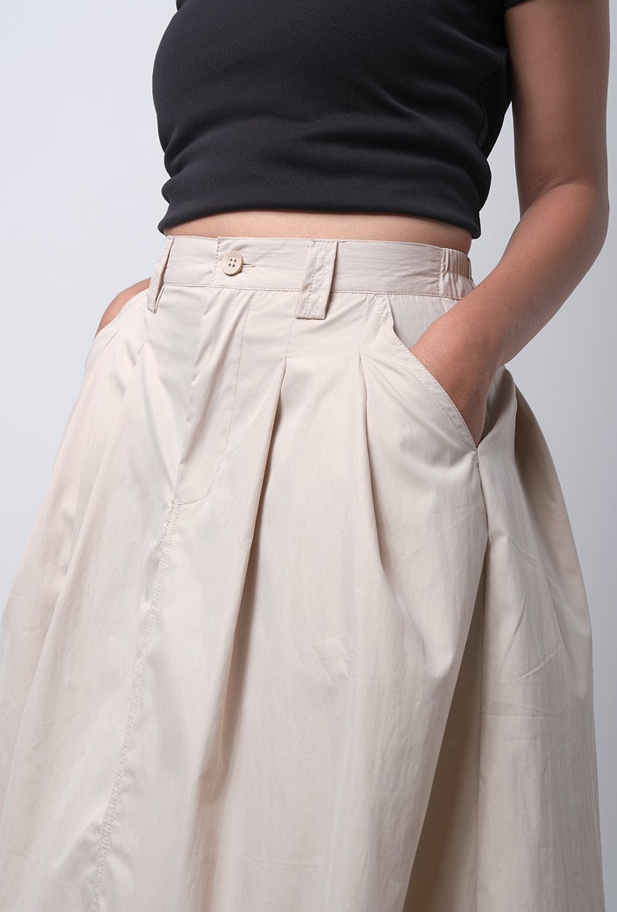 Rok Panjang Shava Cream Long Skirt