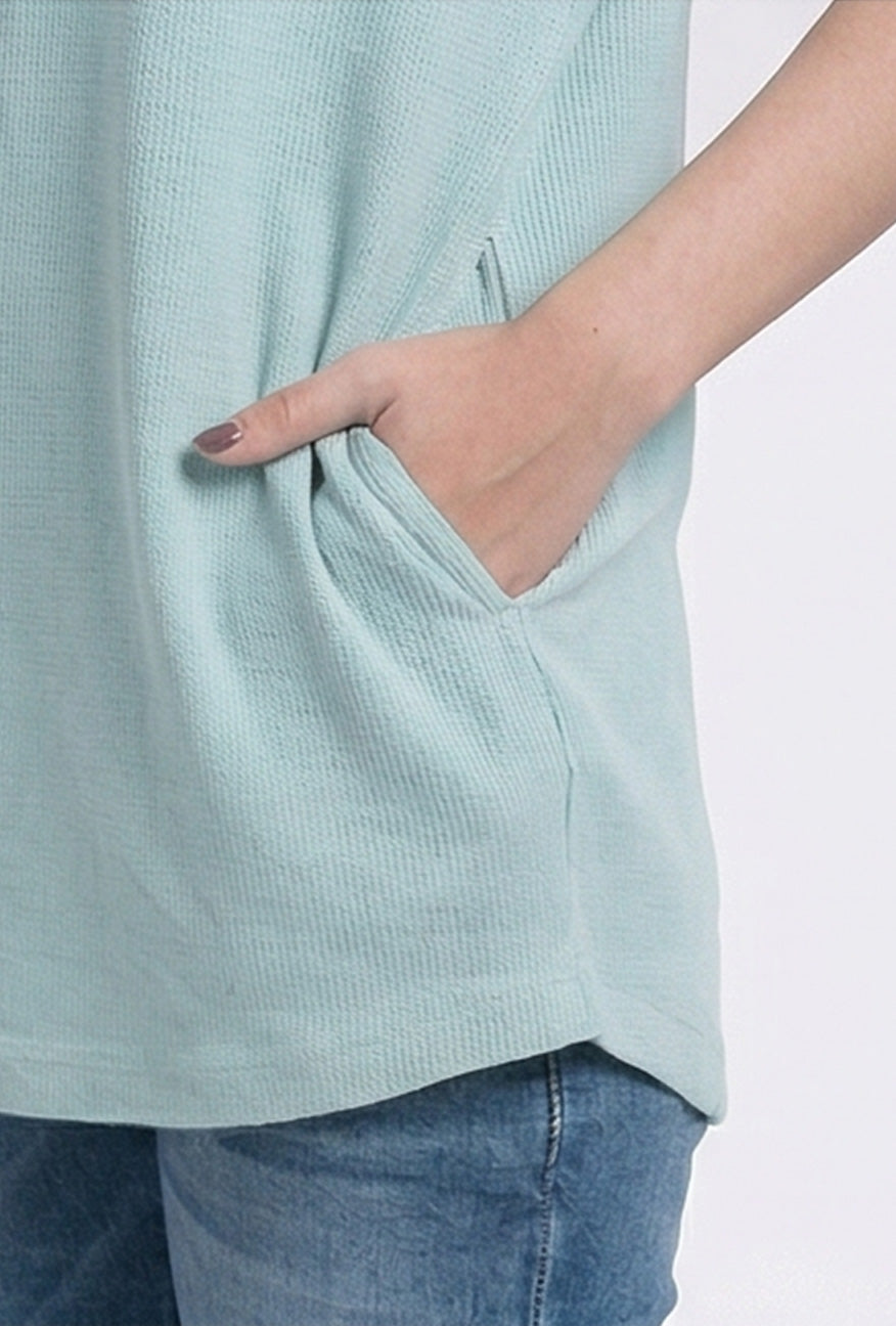 T-Shirt Lengan Pendek Elley Light Green