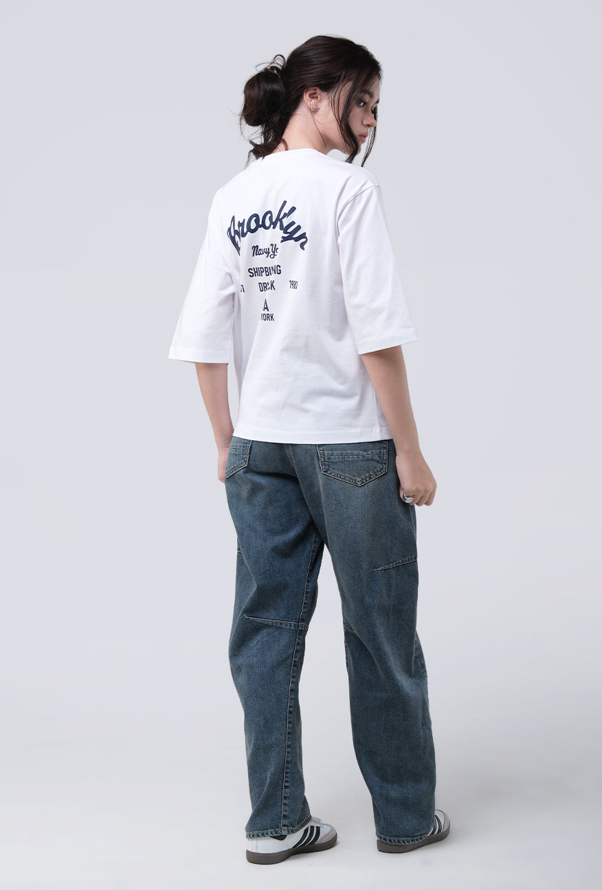 T-Shirt Lengan Pendek Joella White