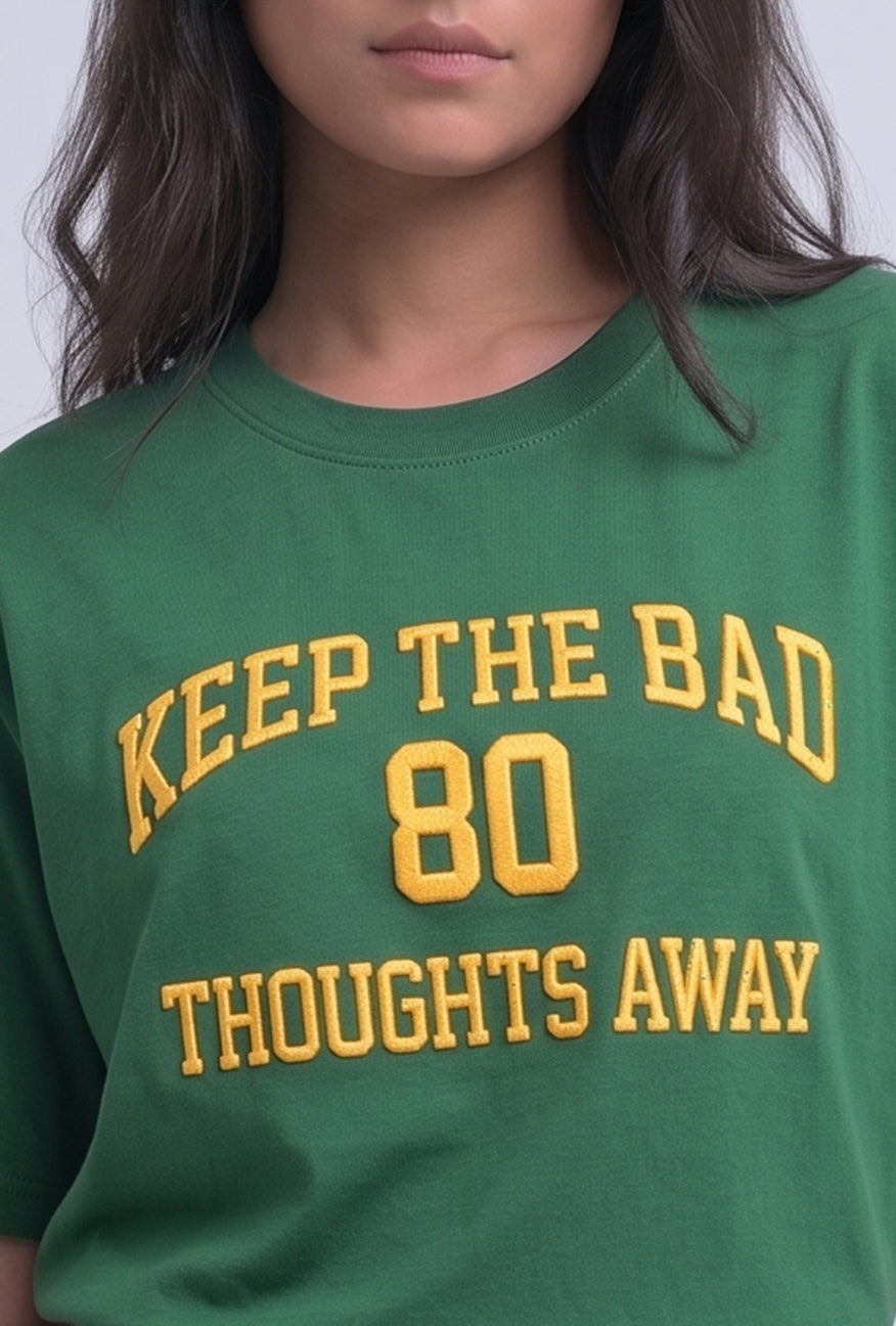 T-Shirt Regular Lengan Pendek Jovanka Green