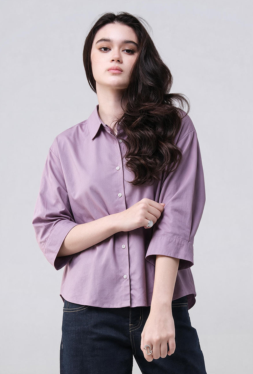 Kemeja Giulia Lavender