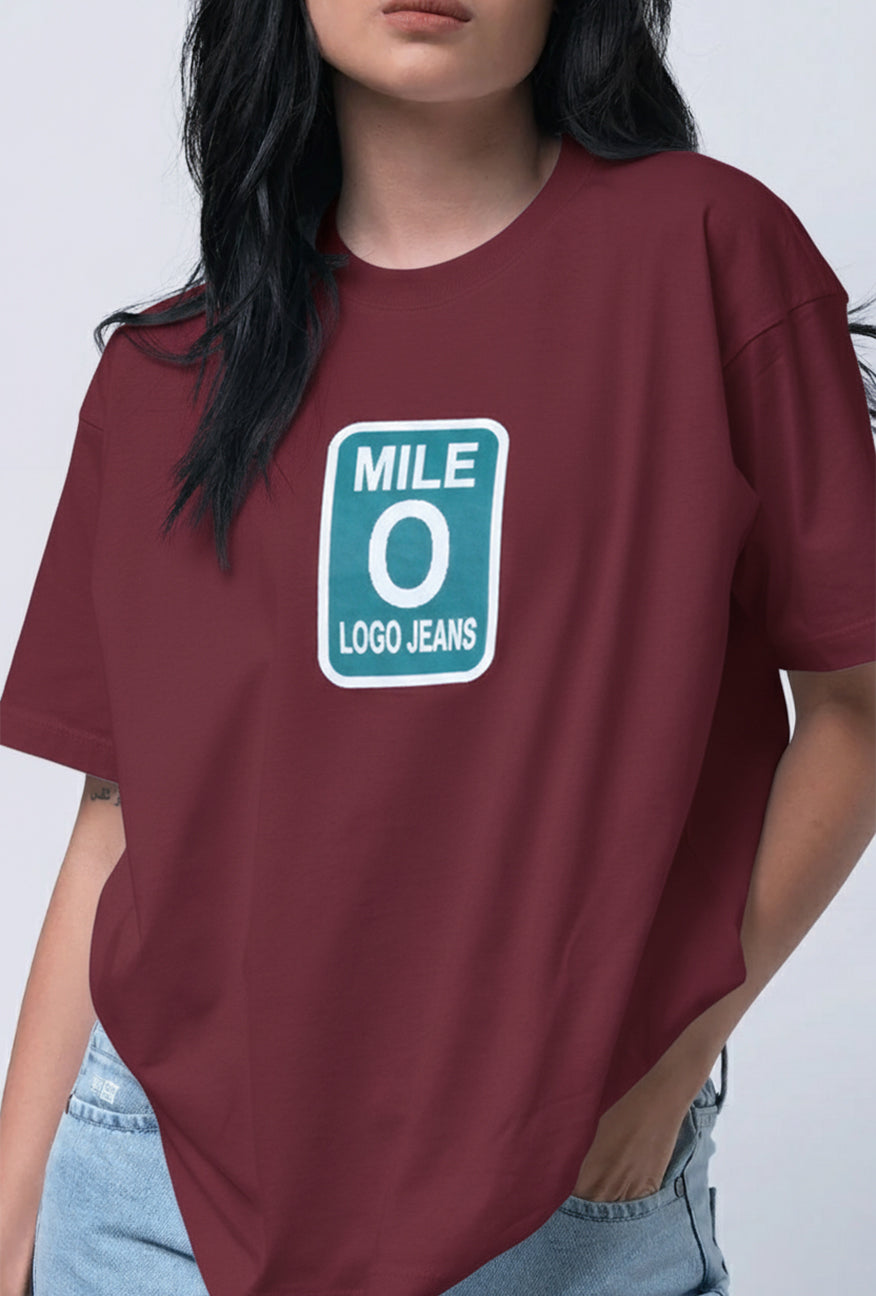 T-Shirt Lengan Pendek Altnea Red Tee