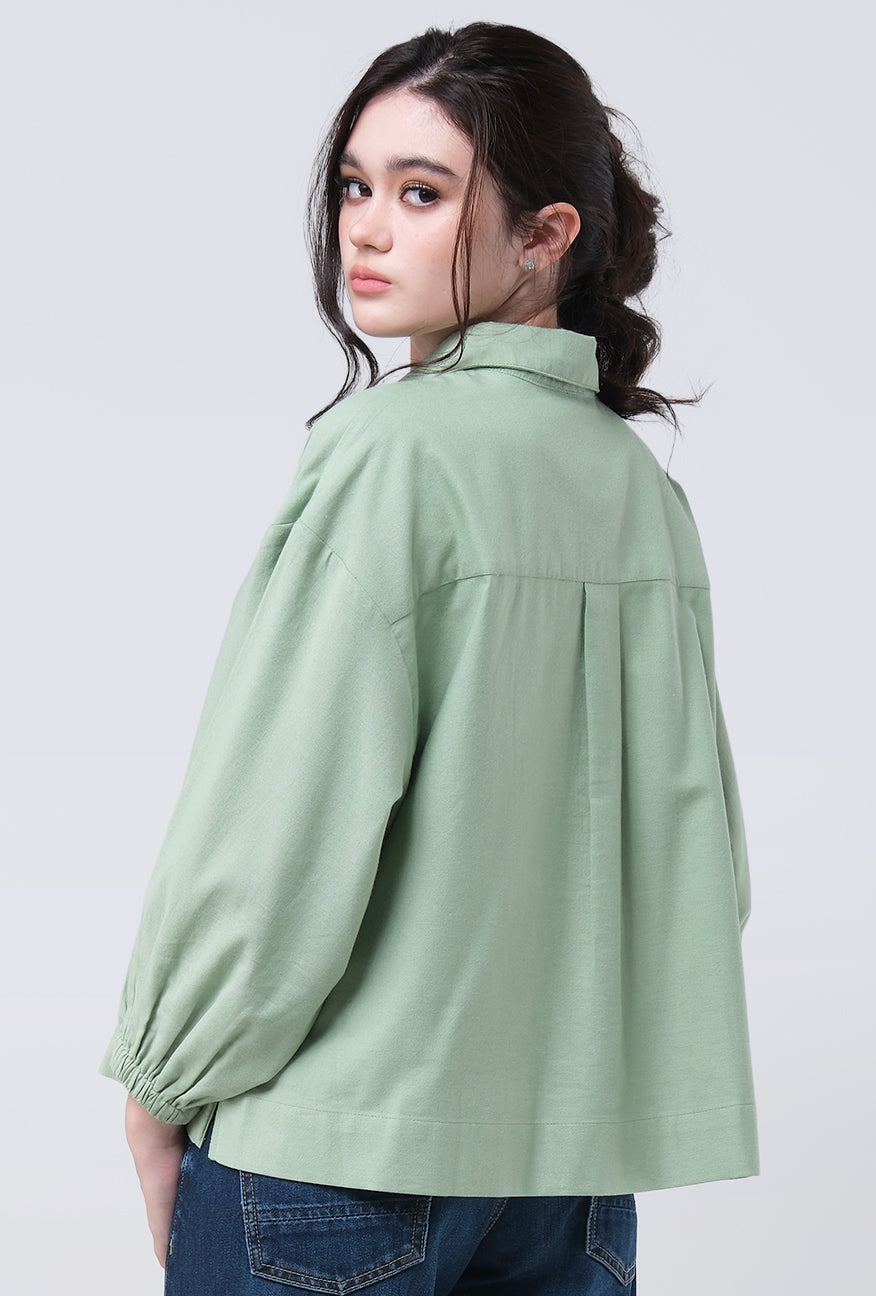 Kemeja Calula Green