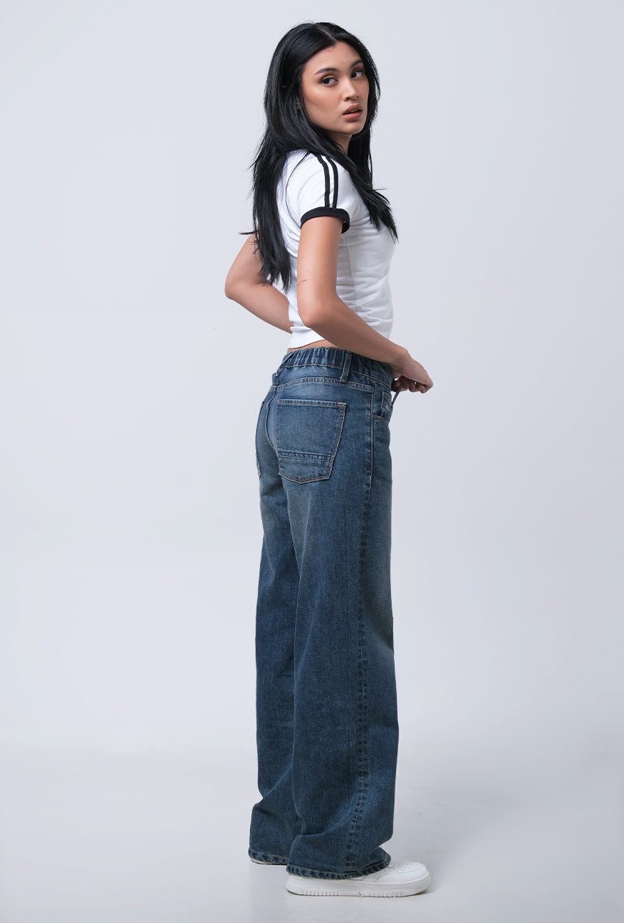 Jeans Loose Fit J7 Series Medium Blue