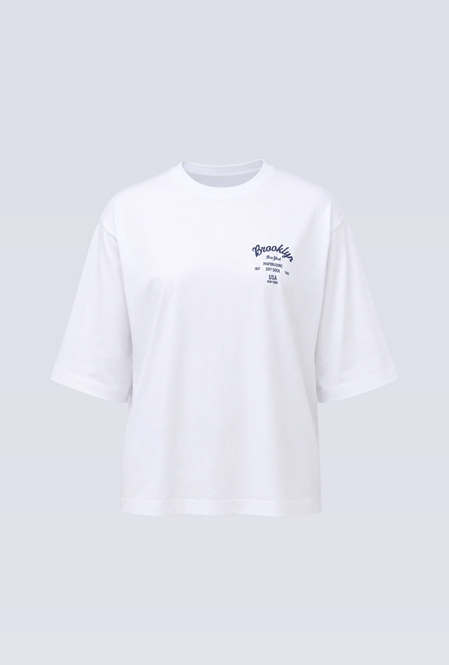 T-Shirt Lengan Pendek Joella White