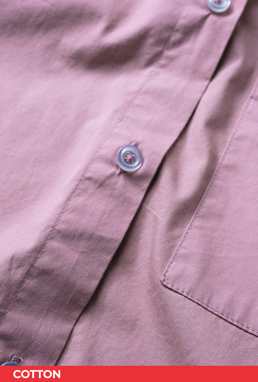 Kemeja Lengan Panjang Selra Pink Exclusive Online