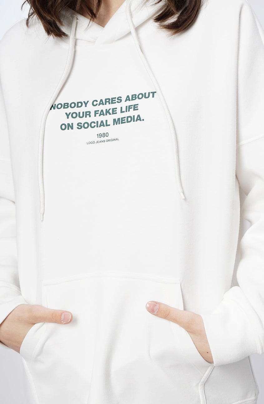 Sweater Hoodie Irish Offwhite