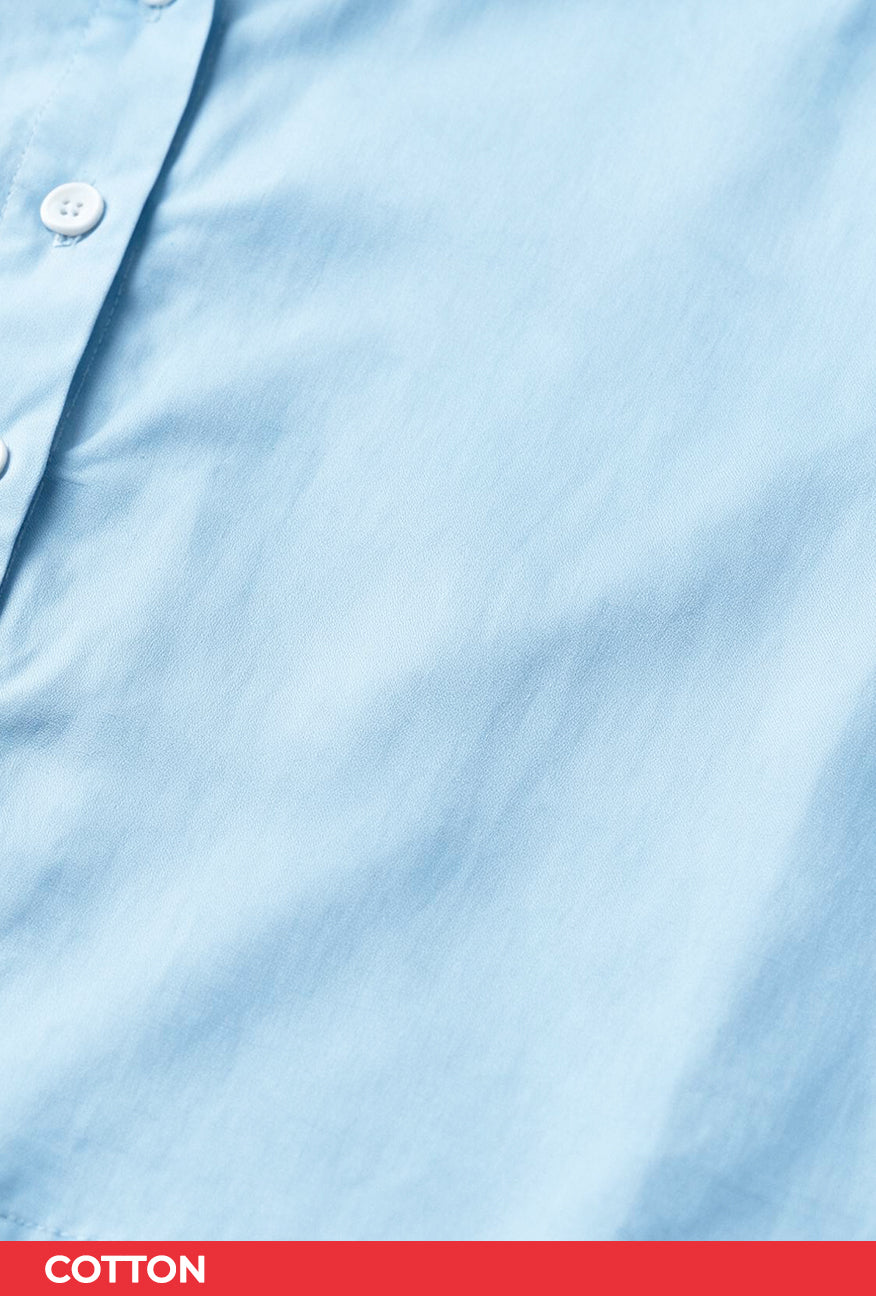 Kemeja Qara Light Blue Exclusive Online