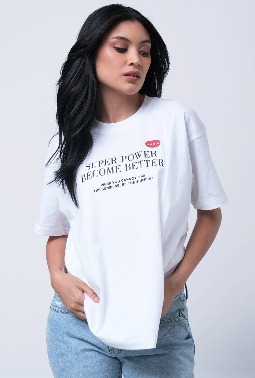 T-Shirt Oversized Xyla Offwhite