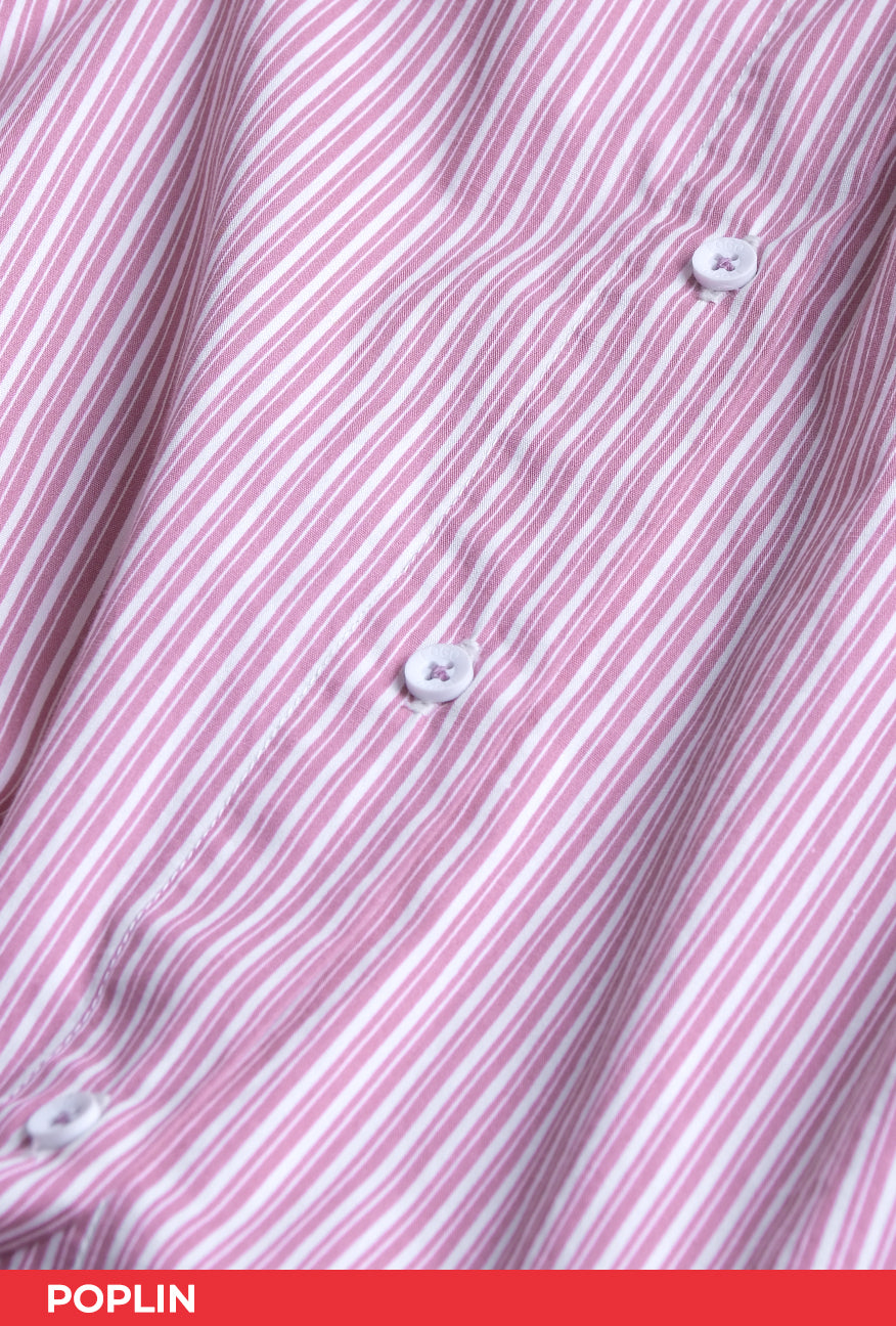 Kemeja Caelina Purple White
