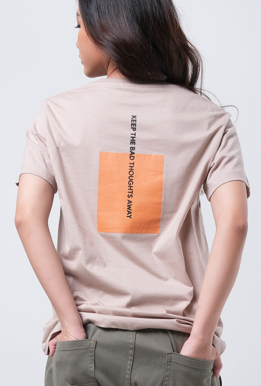 T-Shirt Basic Lengan Pendek Darlyn Khaki