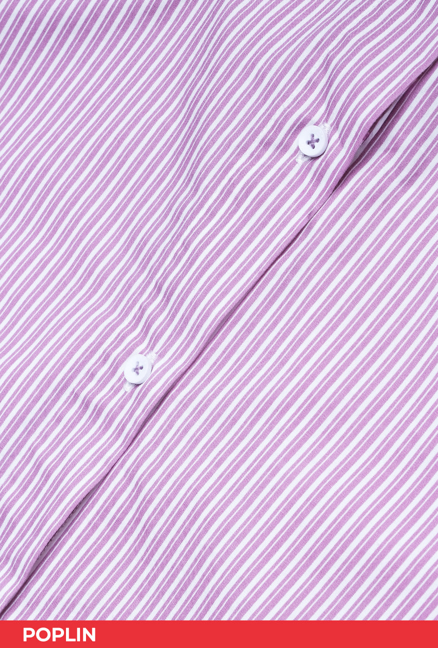 Kemeja Caelina Purple White