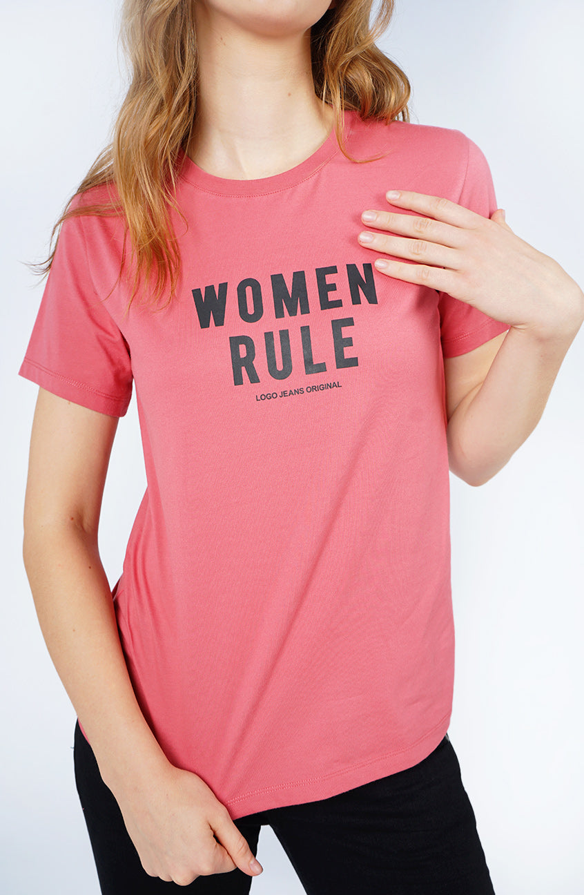 T-Shirt Slimfit Lengan Pendek Caera Pink