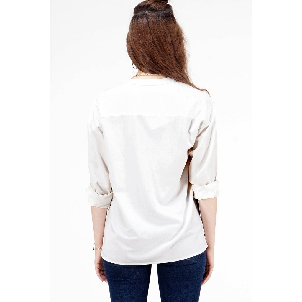 Logo Jeans Aqila White Shirt  24780L9WT
