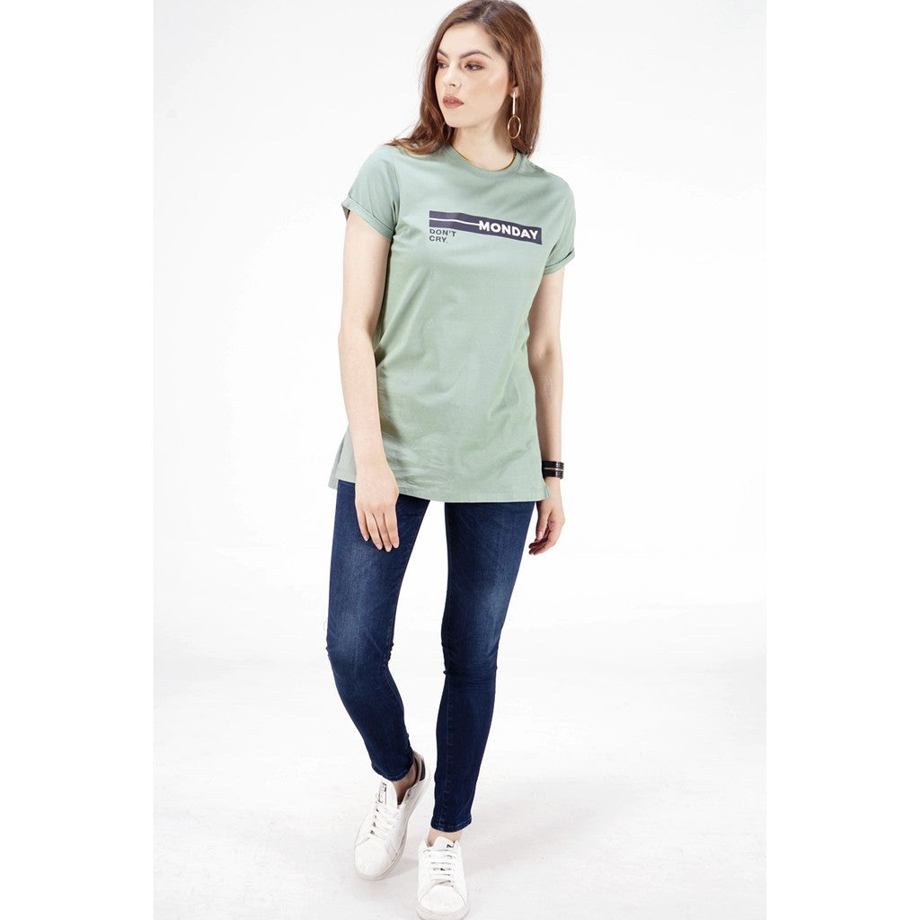 T-Shirt Lengan Pendek Fineas Dusty Green