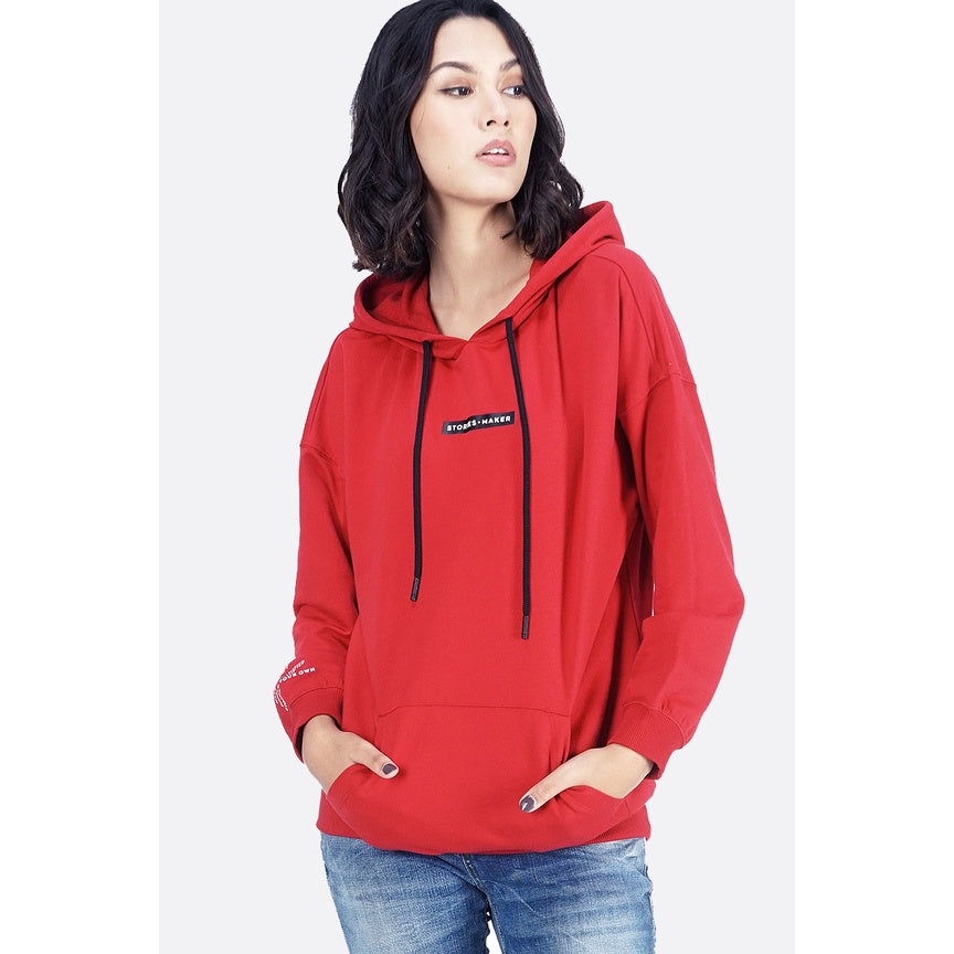 Sweater Hoodie Dius Red