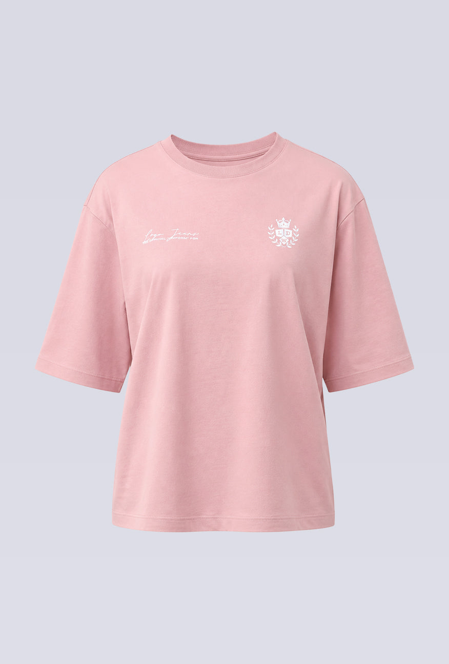 T-Shirt Lengan Pendek Dizzie Pink