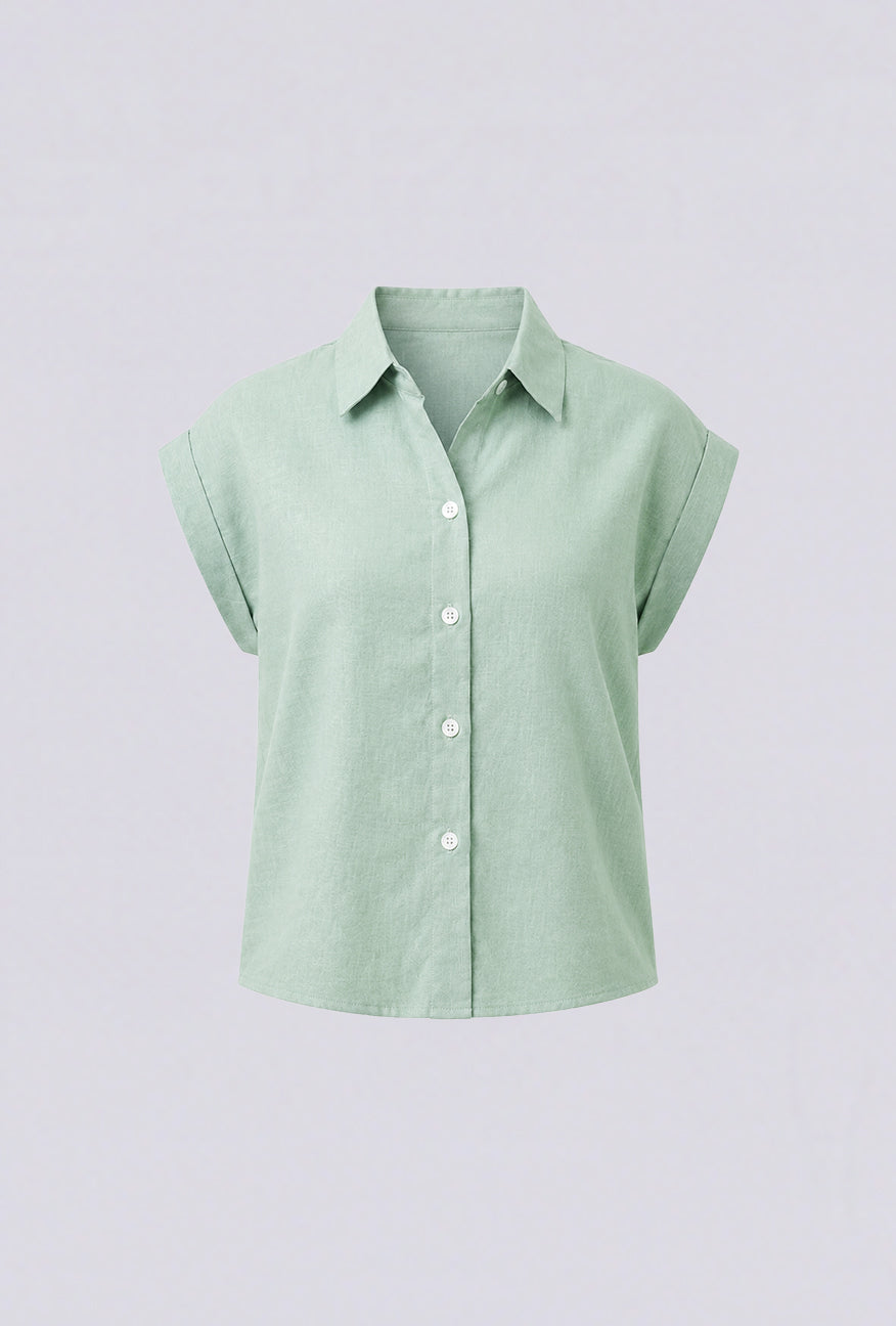 Kemeja Oryna Green Exclusive Online