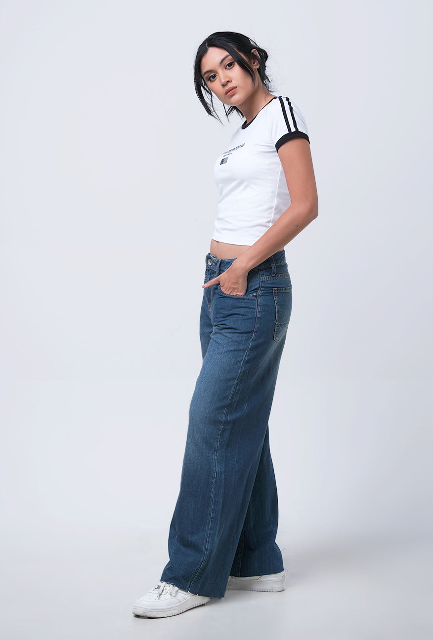 Jeans Loose Camilla Medium Blue