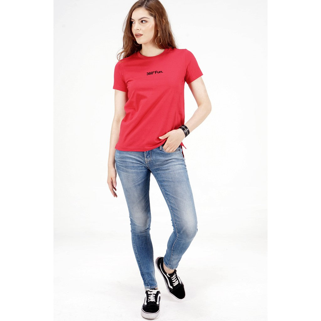 T-shirt Lengan Pendek Ayas Red