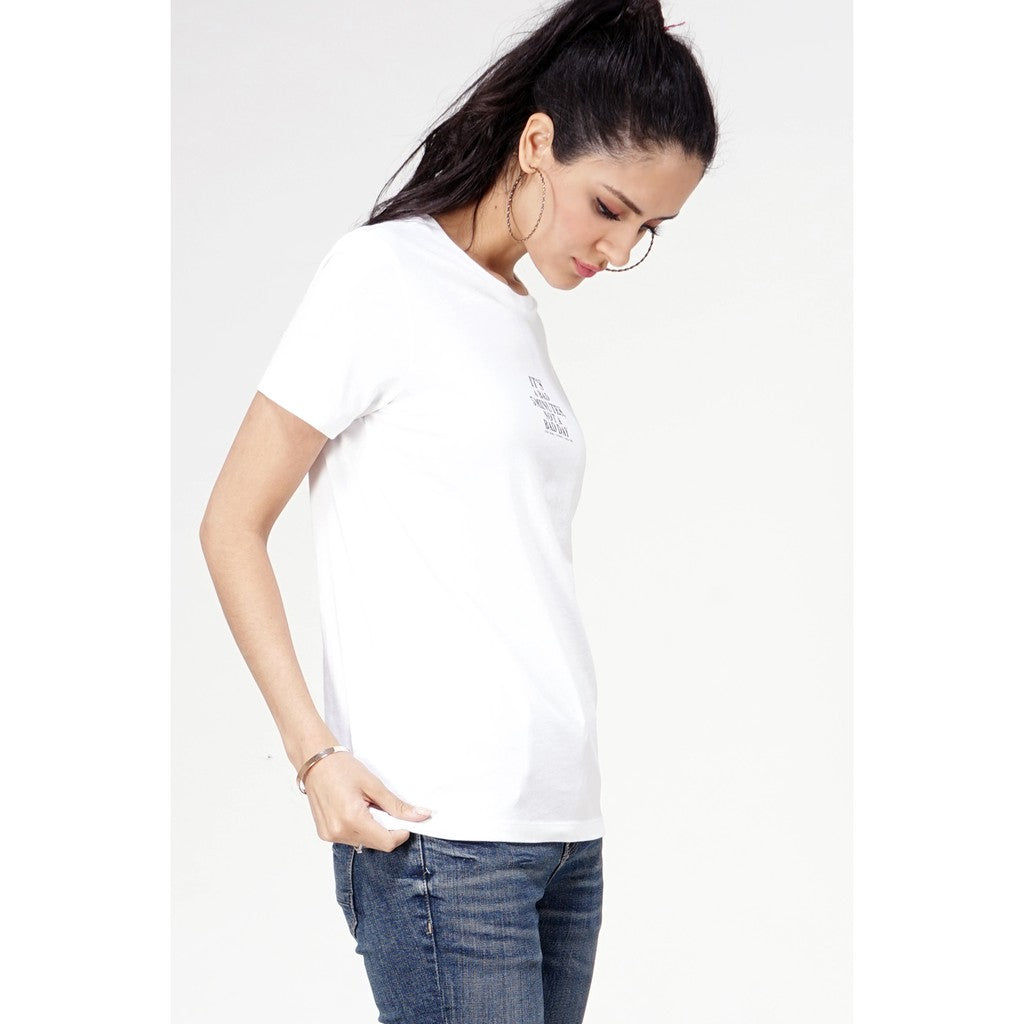 T-shirt Lengan Nava Offwhite