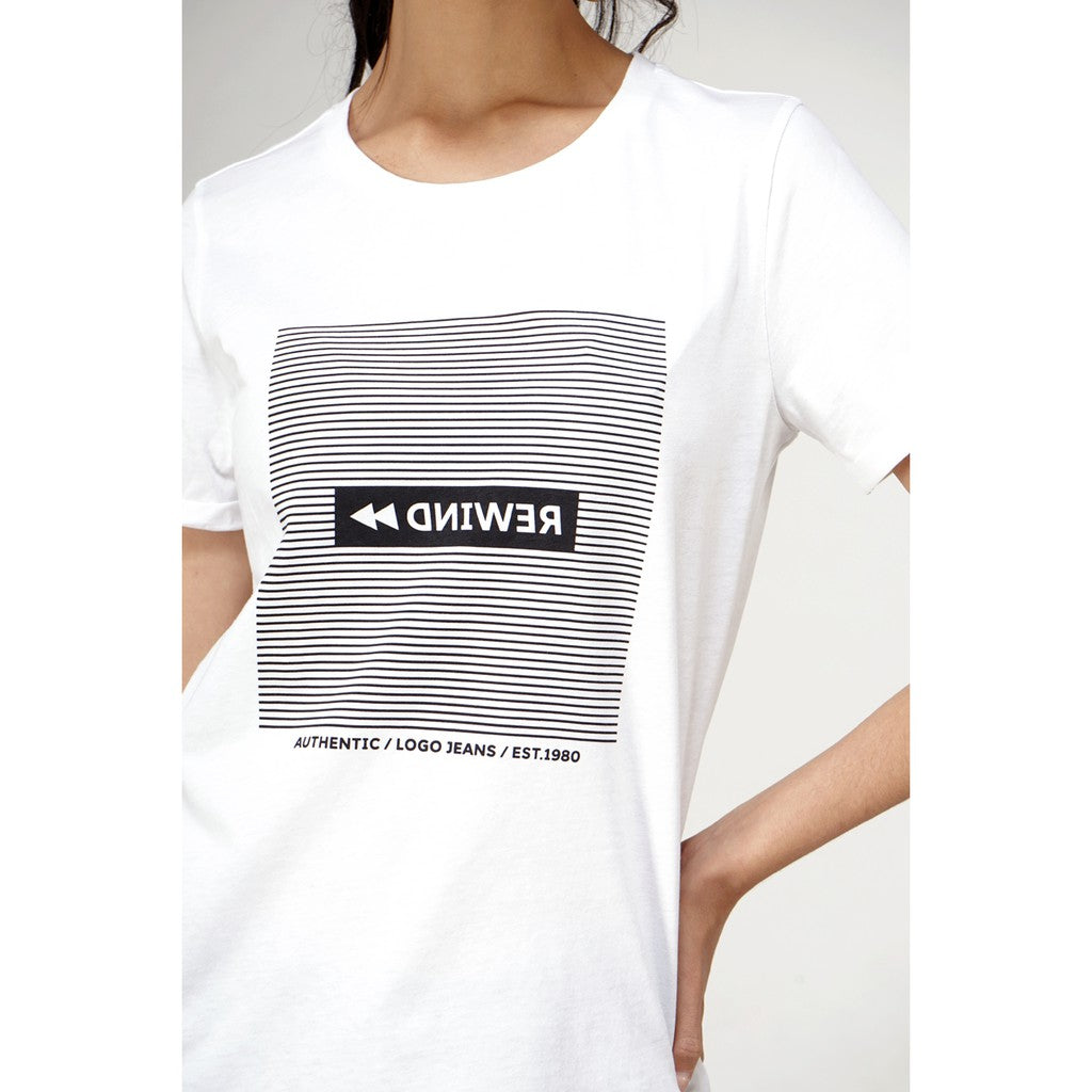 T-shirt Lengan Pendek Bree Offwhite