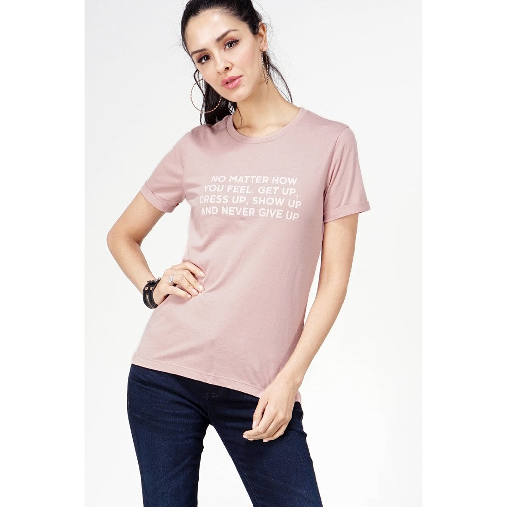 T-shirt Lengan Pendek Matter Pink