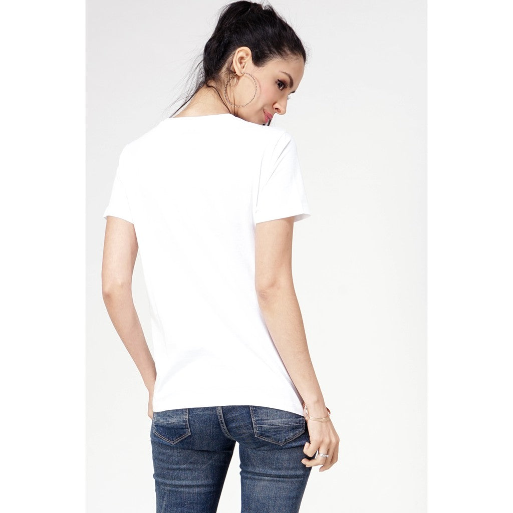 T-shirt Lengan Nava Offwhite