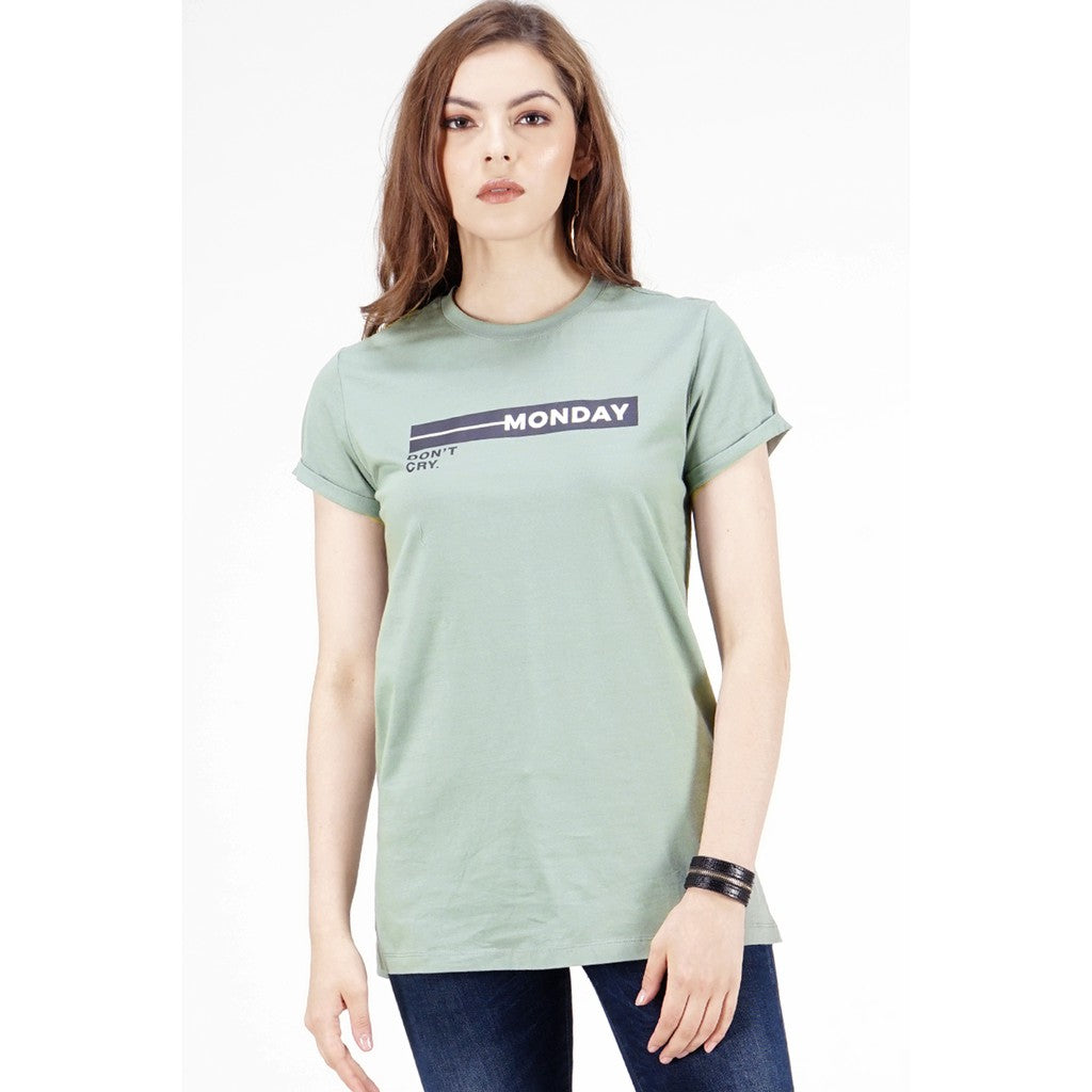 T-Shirt Lengan Pendek Fineas Dusty Green