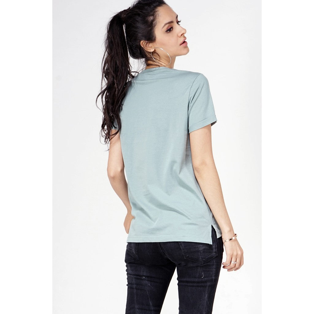 T-shirt Lengan Caria Light Green
