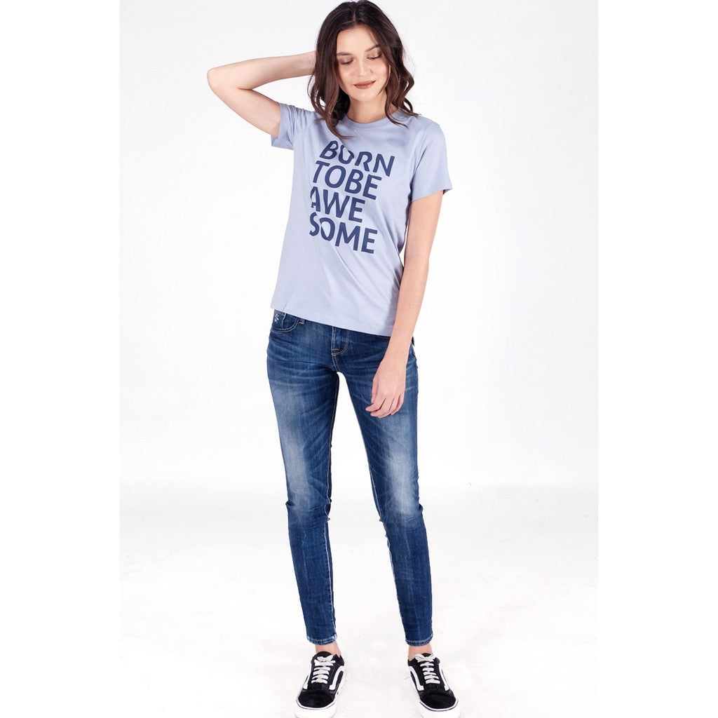 T-shirt Lengan Pendek Frix Blue