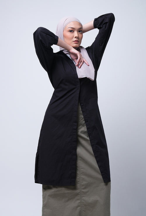 Dress Lengan Panjang Layla Black