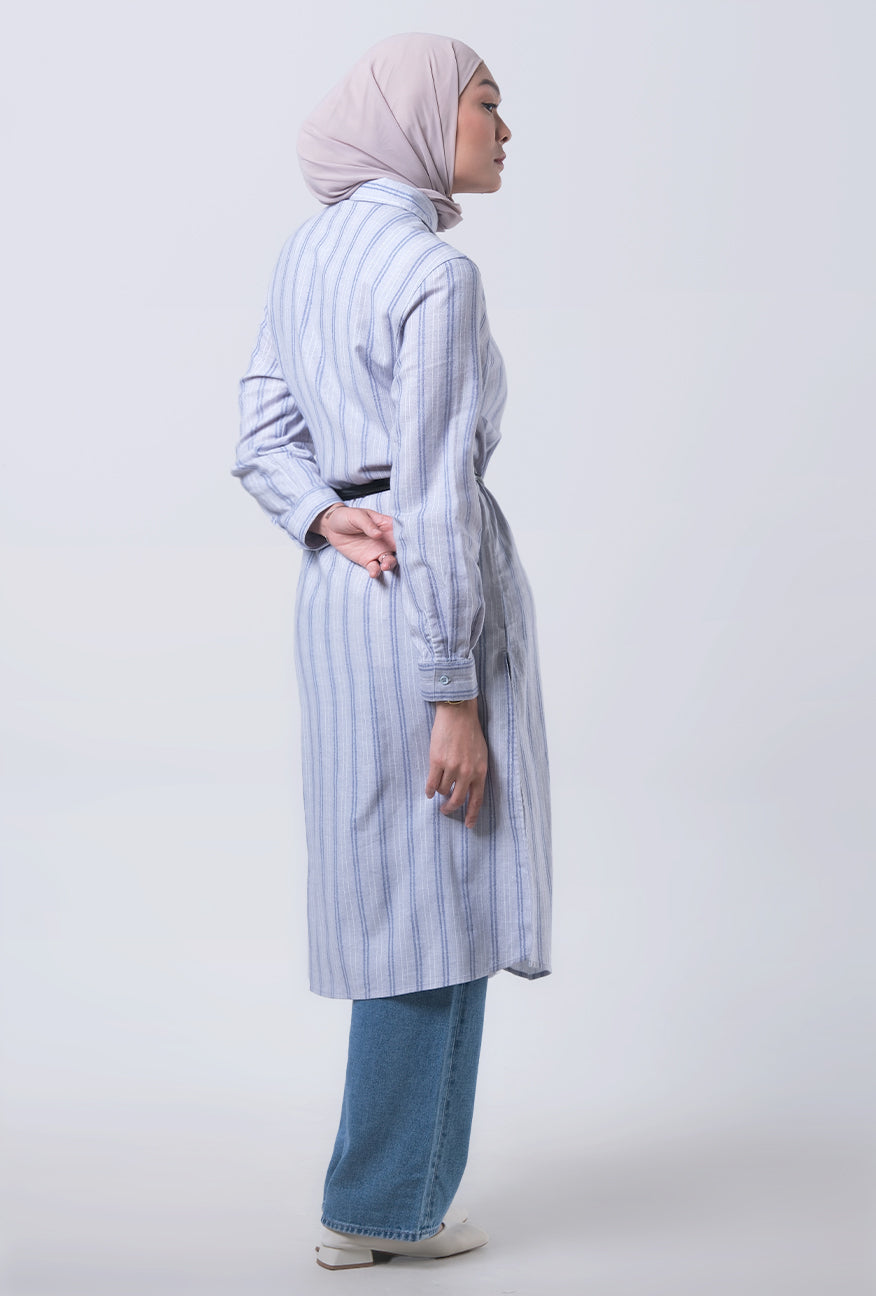 Dress Tunik Helena Grey Blue