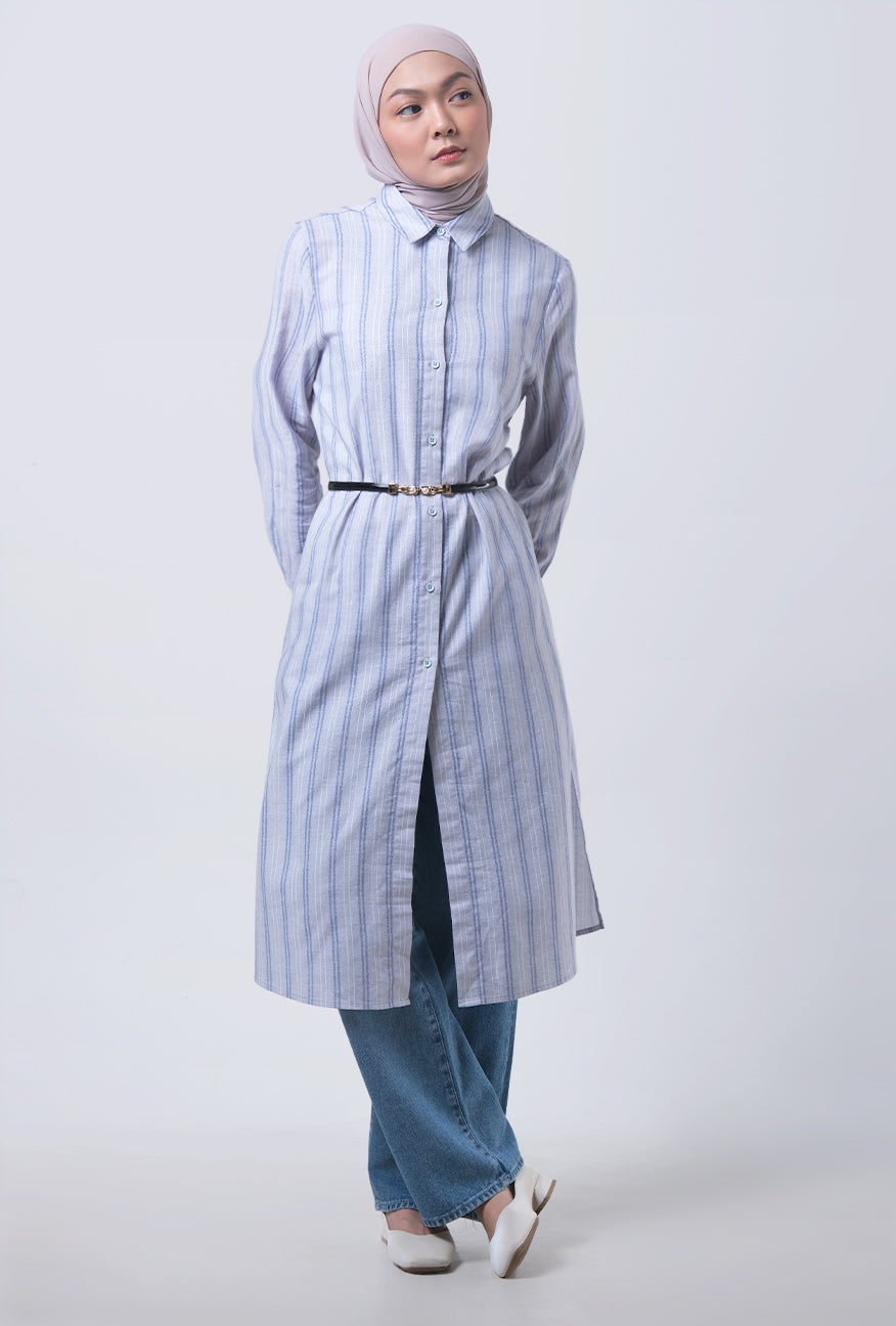 Dress Tunik Helena Grey Blue