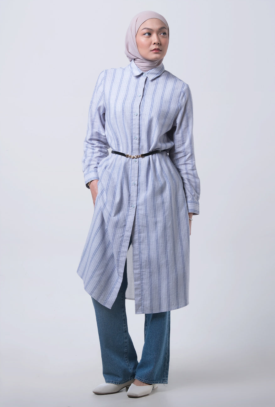 Dress Tunik Helena Grey Blue