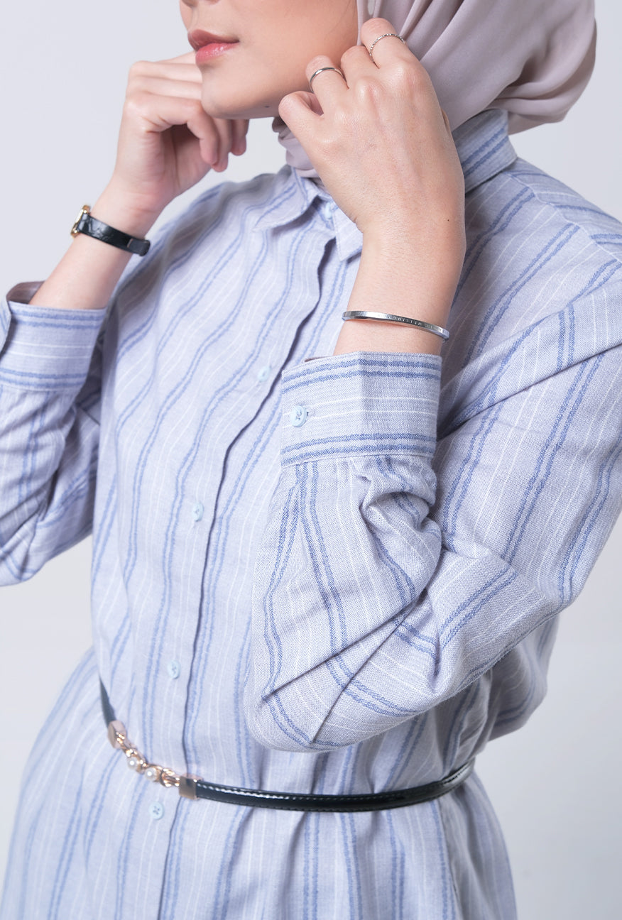 Dress Tunik Helena Grey Blue