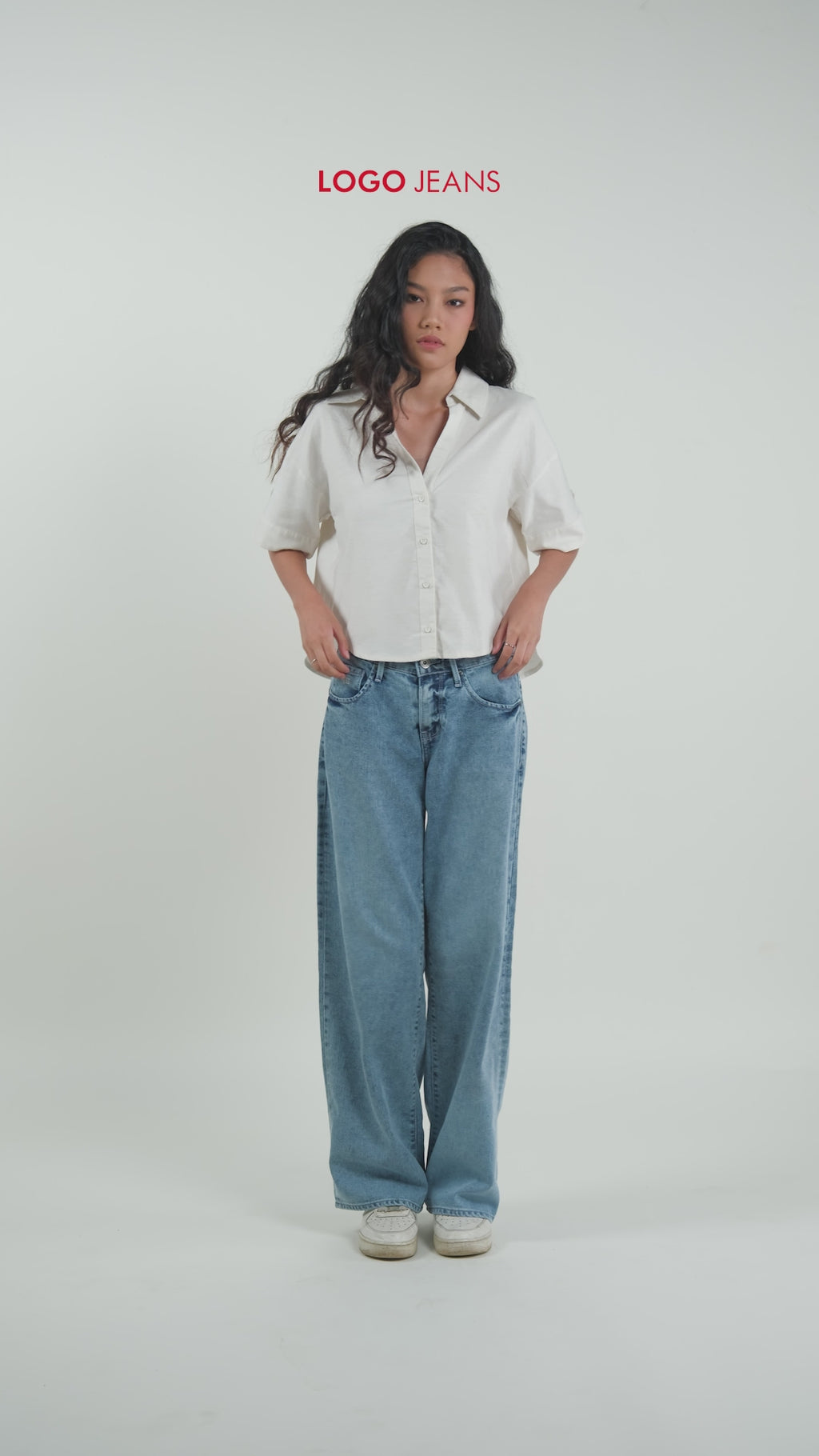 Kemeja Lengan Pendek Berinda Offwhite Exclusive Online