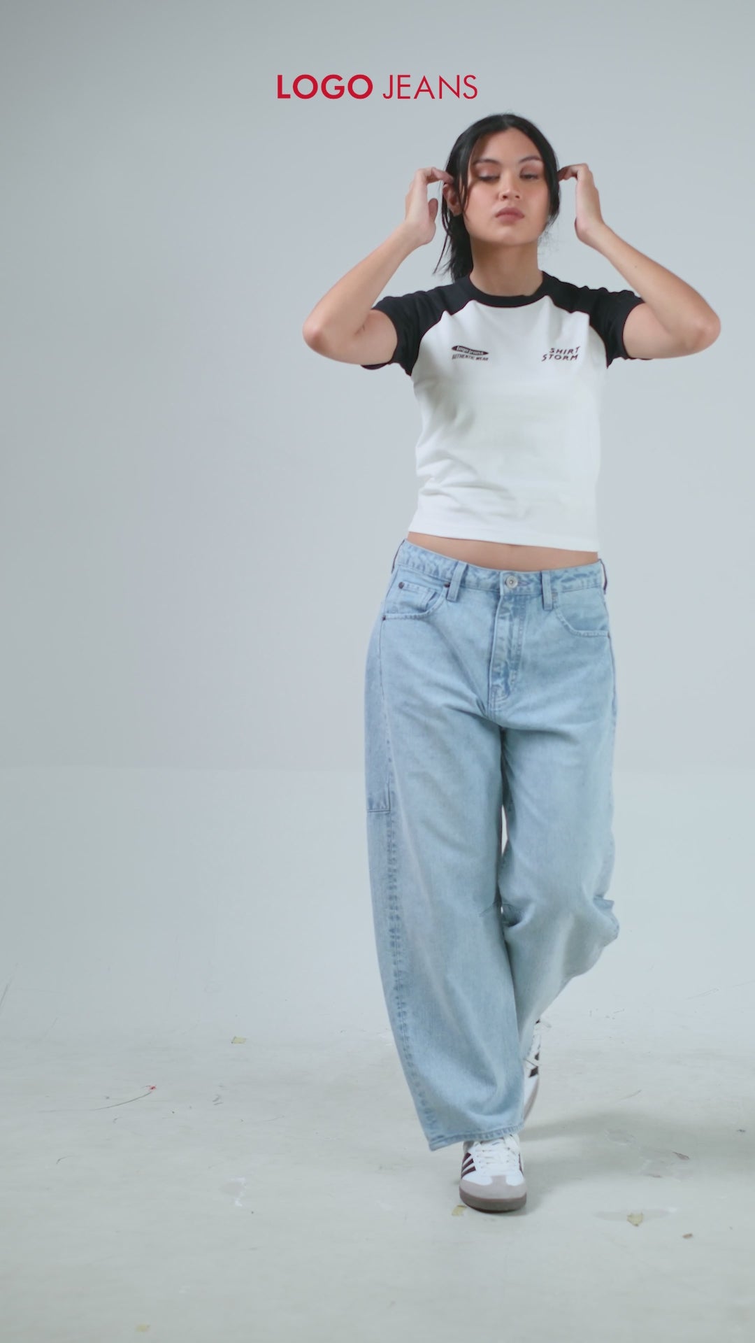 Baby Tee Quila Offwhite Black