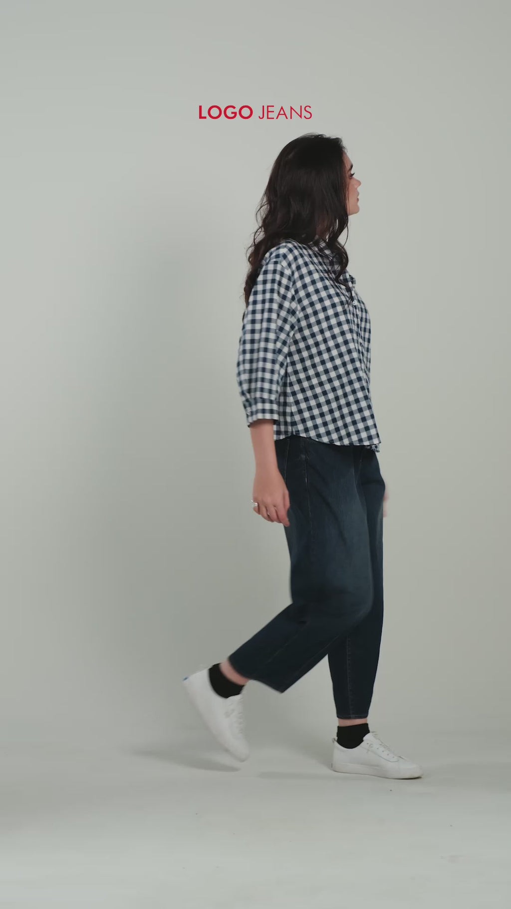Kemeja Zyala Navy White
