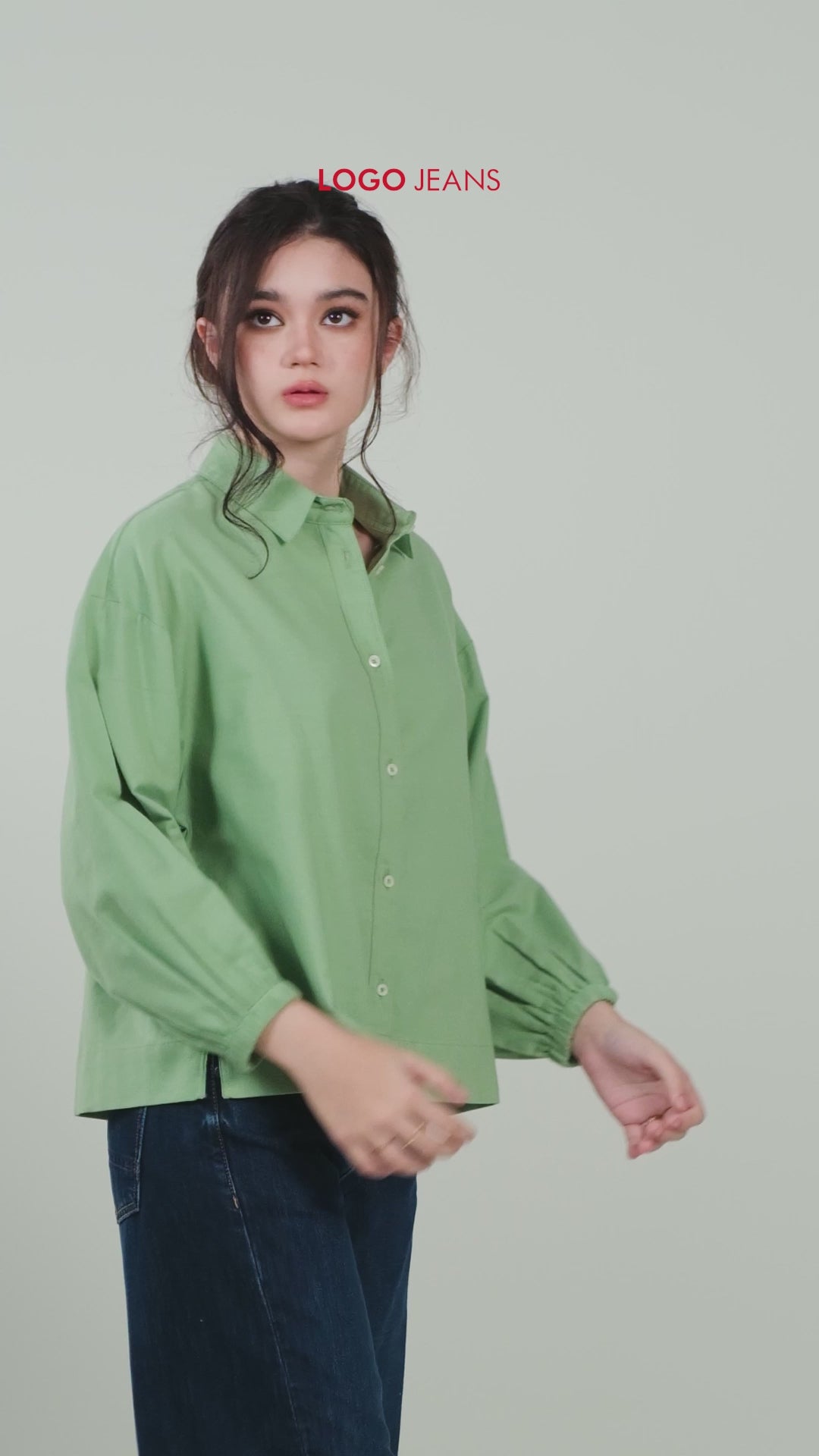 Kemeja Calula Green