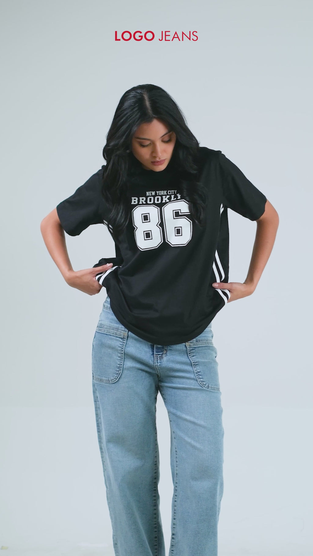 T-Shirt Lengan Pendek Regular Callope Black