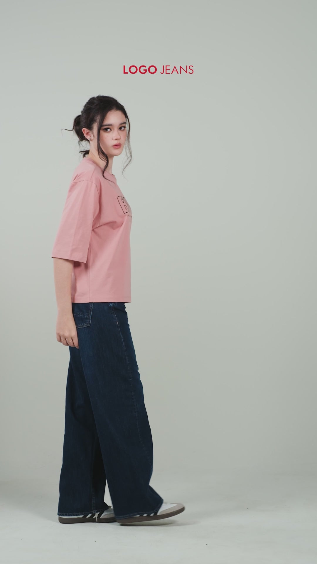 T-Shirt Lengan Pendek Lavilla Pink